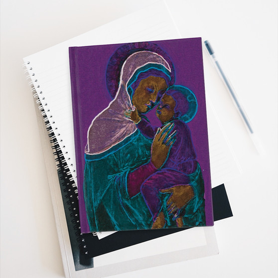 Duccio Madonna Blank Journal by Neoclassical Pop Art