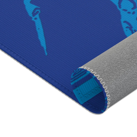Greek Classical Ancient  Art Blue Area Rugs by Neoclassical Pop Art