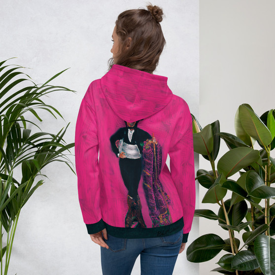 Manet Spanish Majo Portrait Pink Unisex Hoodie