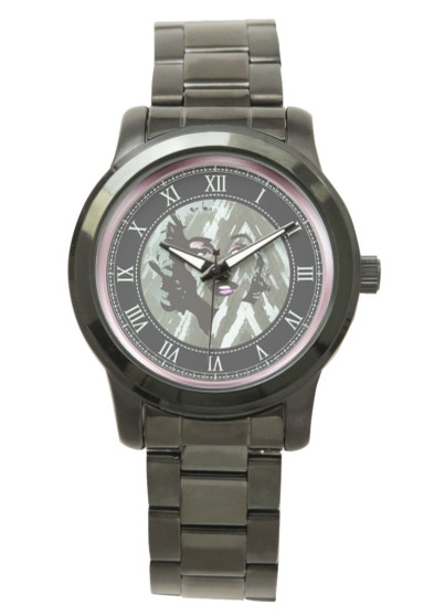 Monroe Unisex Oversized Black Bracelet Watch