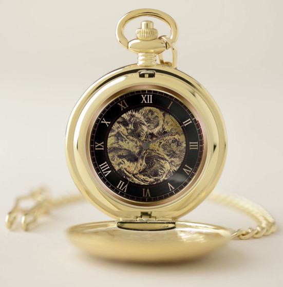 Van Gogh Sunflowers Pocket Watch