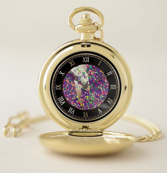 Van Gogh Self Portrait Pocket Watch