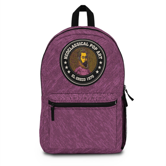 El Greco Portrait of a Poet Backpack