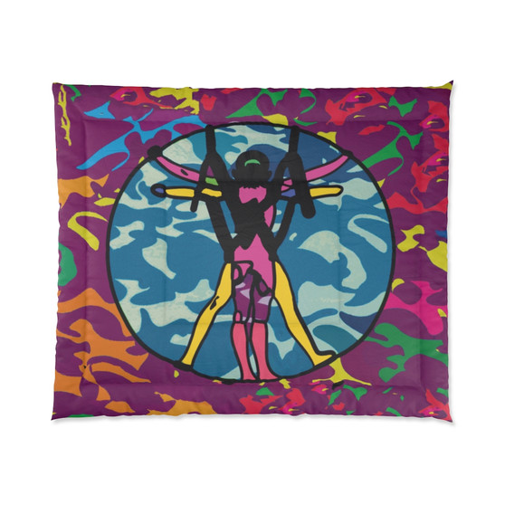 On Sale Da Vinci  Vitruviam Space Man Comforter by Neoclassical Pop Art