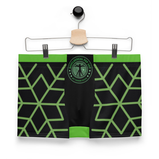 On Sale Christmas Time Green Boxer Briefs by Neoclassical Pop Art