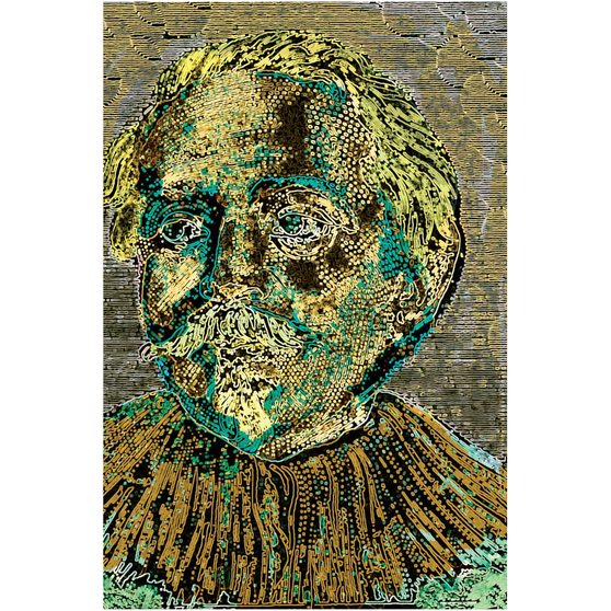 Jacob Jordaens Golden Self Portrait Acrylic Prints by Neoclassical pop art