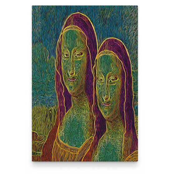 Leonardo Da Vinci Mona Lisa oil on canvas