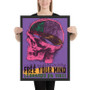 On Sale Leonardo da Vinci Pink Purple Yellow Pop Art Skull Framed Print on by Neoclassical Pop Art