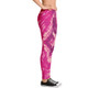Pink Off White Abstract Art Leggings