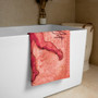 Sir Peter Paul Rubens  orange Neoclassical pop art orange  luxury designer beach towels  by neoclassical pop art 