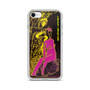 Hot Pink Yellow Miniature Eduard Manet Neoclassical Pop Art iPhone Case by Neoclassical Pop Art