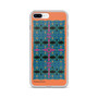  Leonardo da vinci Orange Blue Pink and Green Geometric Pattern cross print on  iphone cases for sale 