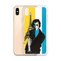 shop online Light blue yellow eiffel tower  napoleon Jacques-Louis David neoclassical pop art iphone case 