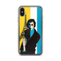 shop online the best  Light blue yellow eiffel tower  napoleon Jacques-Louis David neoclassical pop art iphone case 