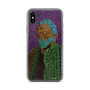 purple blue green Van Gogh self portrait  neoclassical pop art iPhone cases online store 