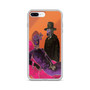 cool Orange Purple Pink Nude Olympia Eduard Manet iPhone cases by Neoclassical Pop Art