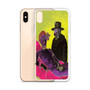 Eduard Manet Olympia Yellow Pink Purple iPhone case by Neoclassical Pop Art online store