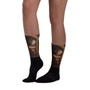 Cranach bronze Cristian Cross Art Socks