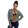 Casual sexy Marilyn Monroe gray Japanese Casual Sexy Crop Sweatshirt by neoclassical pop art 