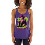 Marilyn Monroe XOXO Women's purple Racerback Tank by Neoclassical pop art 