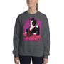 Marilyn Monroe Be Beautiful gray Unisex Sweatshirt by neoclassical pop art 