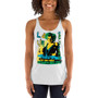 white Marilyn Monroe Love Casual Glam Women's Racerback Tank by Neoclassical pop art