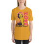 Marilyn Monroe Desire Love pale orange Short-Sleeve Unisex T-Shirt by Neoclassical pop art