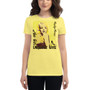 banana yellow Collectible Marilyn Monroe Go Girl Women's short sleeve t-shirt by Neoclassical Pop Art 