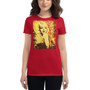 red Collectible Marilyn Monroe Go Girl Women's short sleeve t-shirt by Neoclassical Pop Art 