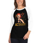 Marilyn Monroe Sexy Sassy 3/4 sleeve raglan shirt