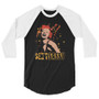 collectible cool Marilyn Monroe sassy glam ¾ sleeve raglan shirt by neoclassical pop art