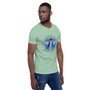 Leonardo Da Vinci Vitruvian man What You Give Is What You Take Short-Sleeve Unisex T-Shirt by Neoclassical pop art designer brand online store