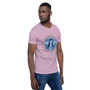 Leonardo Da Vinci Vitruvian man What You Give Is What You Take Short-Sleeve light pink blue Unisex T-Shirt