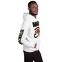 Da Vinci Imagine eye of Horus Vitruvian man Unisex Hoodie by Neoclassical pop art