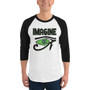 Da Vinci | Imagine 3/4 sleeve raglan shirt