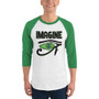 Da Vinci | Imagine 3/4 sleeve raglan shirt