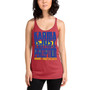 on red sale Spiritual Good Karma Women's Racerback Tank by neoclassical pop art 