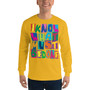 on sale Spiritual  'I know that I do not know ' Men’s Long Sleeve Shirt by neoclassical pop art online pop art gift shop 