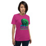 Da Vinci  Power Comes From Understanding  skull art Short-Sleeve Unisex T-Shirt by Neoclassical Pop Art