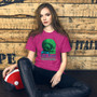 Da Vinci  Power Comes From Understanding  skull art Short-Sleeve Unisex T-Shirt by Neoclassical Pop Art