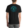 Da Vinci  Power Comes From Understanding  skull art Short-Sleeve Unisex T-Shirt by Neoclassical Pop Art