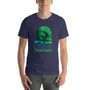 Da Vinci  Power Comes From Understanding  skull art Short-Sleeve Unisex T-Shirt by Neoclassical Pop Art