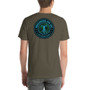 Da Vinci  Power Comes From Understanding  skull art Short-Sleeve Unisex T-Shirt by Neoclassical Pop Art