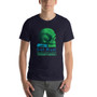 Da Vinci  Power Comes From Understanding  skull art Short-Sleeve Unisex T-Shirt by Neoclassical Pop Art