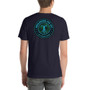 Da Vinci  Power Comes From Understanding  skull art Short-Sleeve Unisex T-Shirt by Neoclassical Pop Art