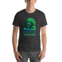 Da Vinci  Power Comes From Understanding  skull art Short-Sleeve Unisex T-Shirt by Neoclassical Pop Art