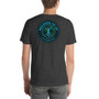 Da Vinci  Power Comes From Understanding  skull art Short-Sleeve Unisex T-Shirt by Neoclassical Pop Art