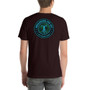 Da Vinci  Power Comes From Understanding  skull art Short-Sleeve Unisex T-Shirt by Neoclassical Pop Art