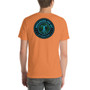 Da Vinci  Power Comes From Understanding  skull art Short-Sleeve Unisex T-Shirt by Neoclassical Pop Art