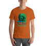 Da Vinci  Power Comes From Understanding  skull art Short-Sleeve Unisex T-Shirt by Neoclassical Pop Art